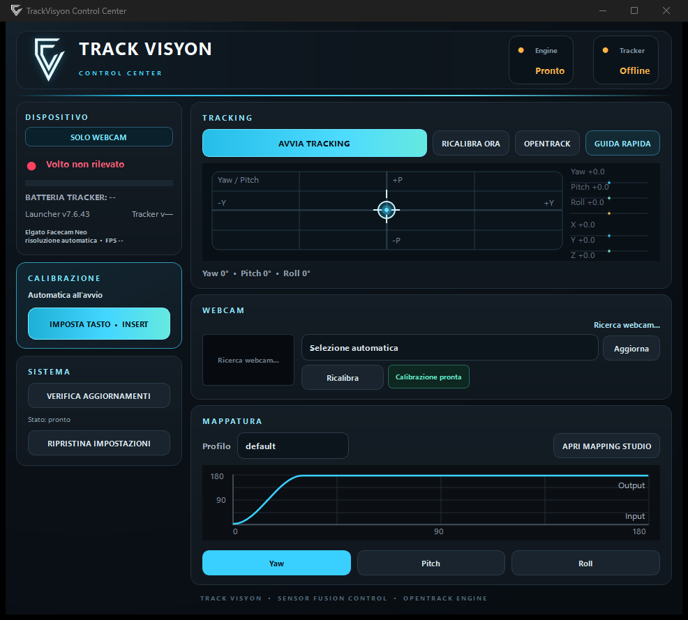 TrackVisyon Control Center